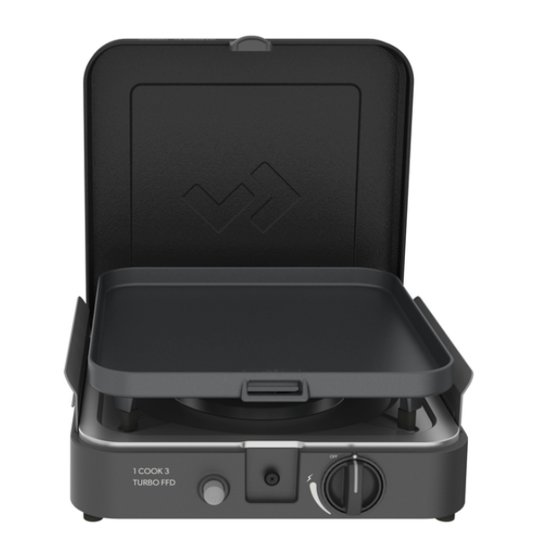 Dometic 1 Cook Deluxe Turbo gasblus (med enkelt gasdåseadapter)