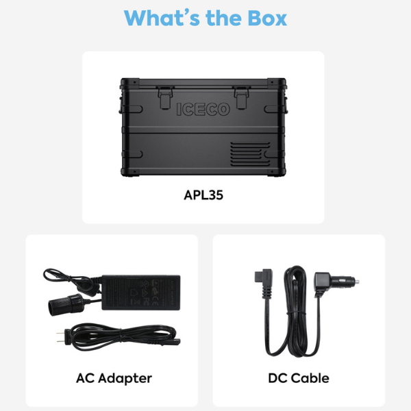 ICECO APL35 Dual Zone køleskab, 35 L – Sort
