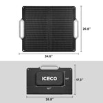 ICECO foldbart solpanel, 80 W