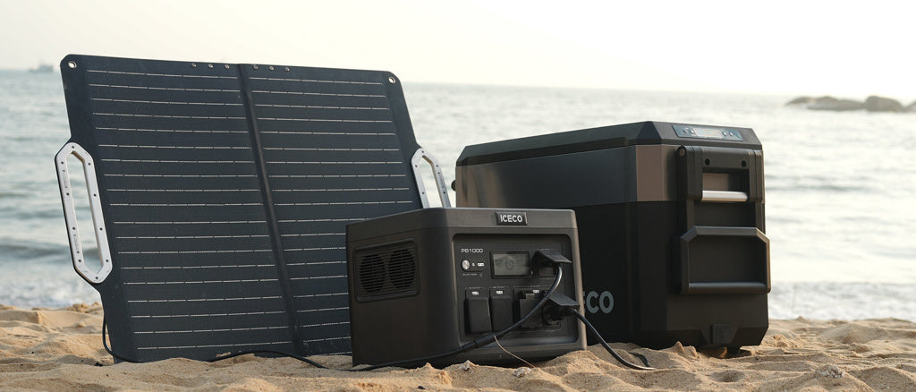 ICECO foldbart solpanel, 80 W