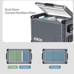 ICECO VL45PROD Dual Zone køleskab, 45 L – Grå