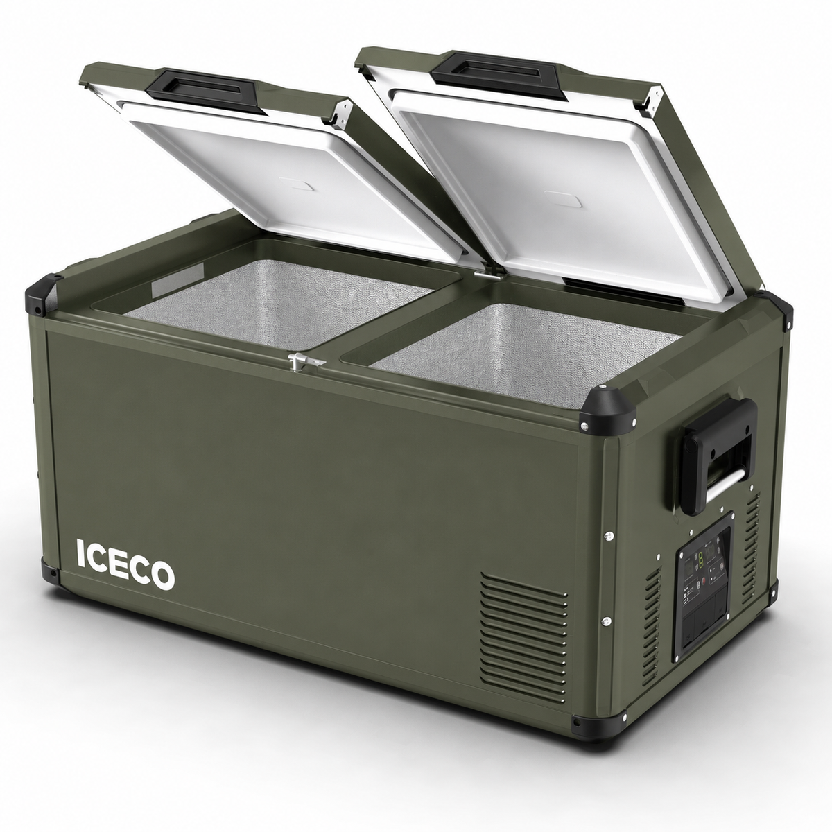 ICECO VL90PROD Dual Zone køleskab, 90 L – Oliven