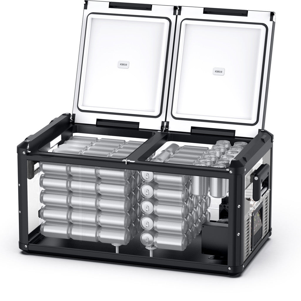ICECO VL90PROD Dual Zone køleskab, 90 L – Oliven