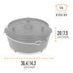 Petromax Dutch Oven ft6 støbejernsgryde