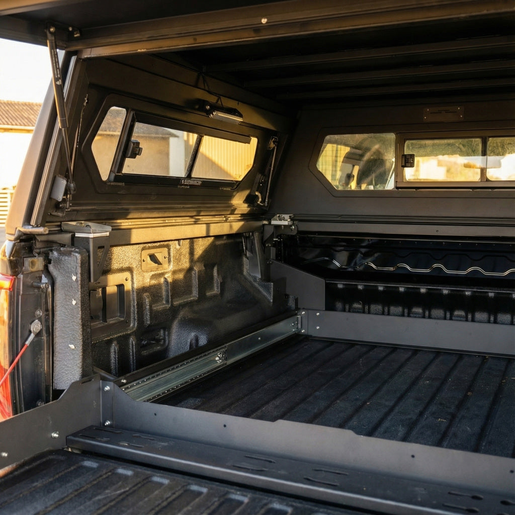 Predator Offroad Bed Slide, Toyota Hilux Revo 2016+ – Extra Cab