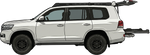 Predator Offroad skuffesystem, Toyota Land Cruiser 200 2007-2021