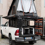 Tailgate Gear indretning til Alu-Cab ModCap & Canopy Camper