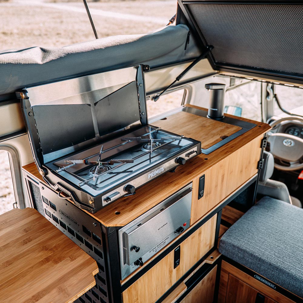 Tailgate Gear indretning til Land Cruiser 78 Troopy Roof Conversion