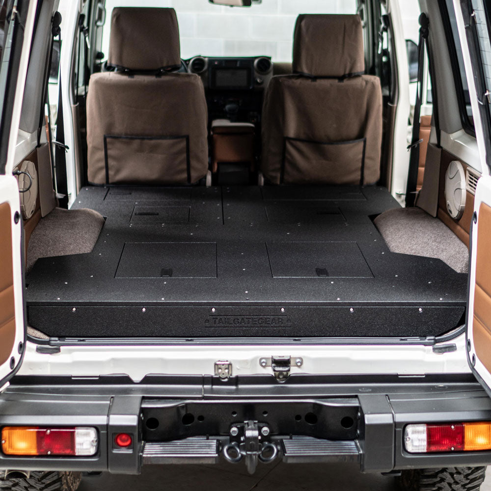 Tailgate Gear Platform X Seat Delete – Toyota Land Cruiser GRJ76 (2024+) / Fuld Platform X