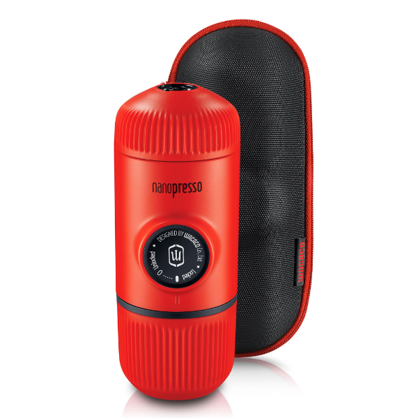 Wacaco Nanopresso espressomaskine med etui – Lava Red
